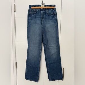 L'AGENCE Dark Blue Straight Leg Jeans